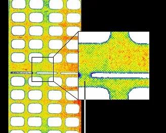 TOPAQ感压纸数据分析系统放大散热片高压区域 TOPAQ感压纸数据分析系统放大散热片高压区域